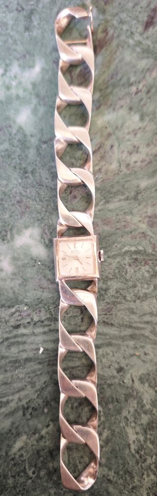 Orologio da donna Sigel anni '40 argento