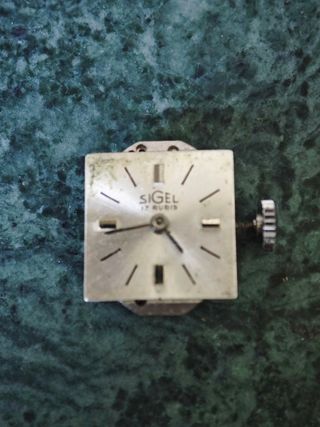 Orologio da donna Sigel anni '40 argento