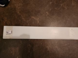 Rodapié blanco ceramico