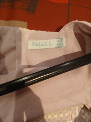 Vestido niña morado de abel&lula. Talla 14