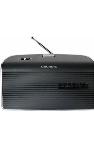 Radio Grundig - Portátil, Negro y Plata ANALOGICO