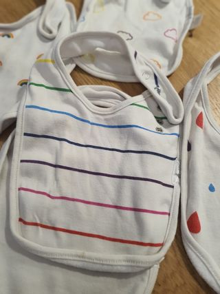 Baberos bebé - Algodón - 5uds