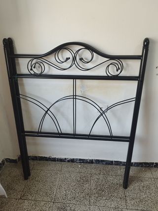Cabeceros 2 de cama 90 forja negro