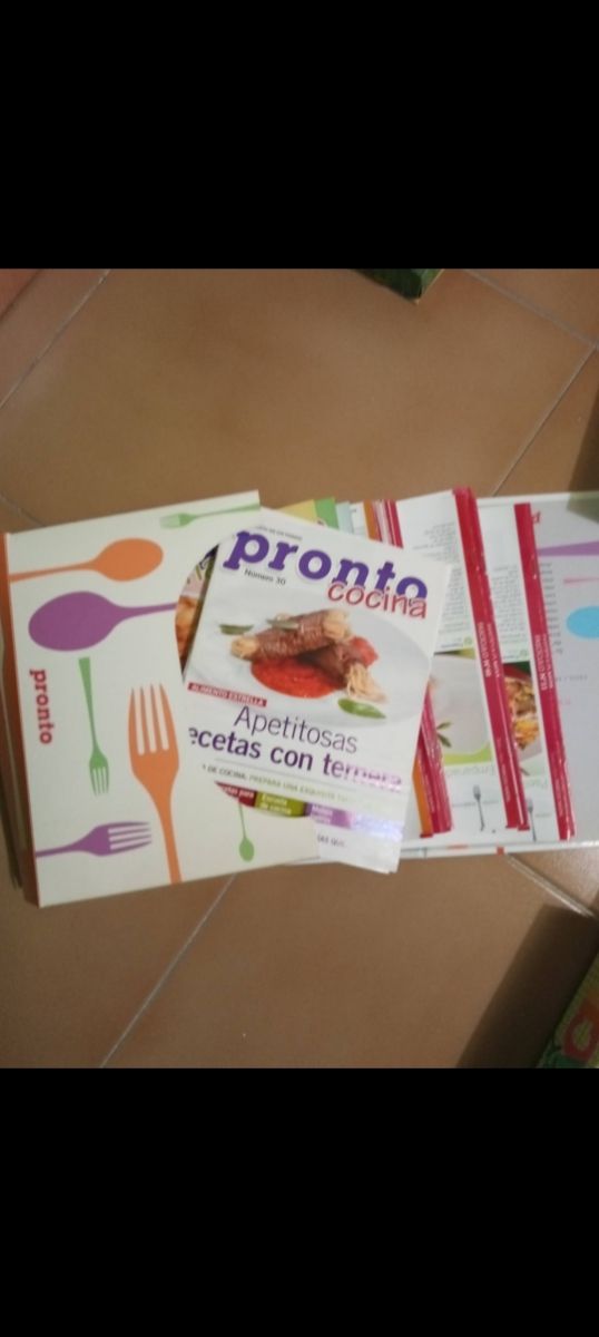 "6 Recetarios Cocina Pronto