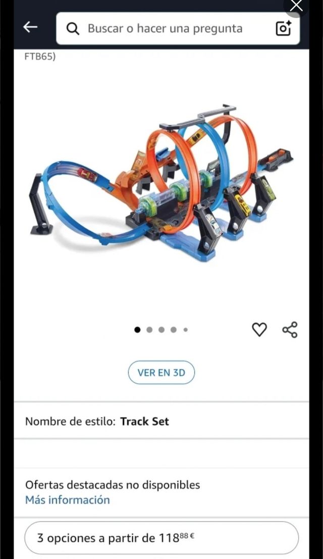 Hot Wheels Triple Looping Pista