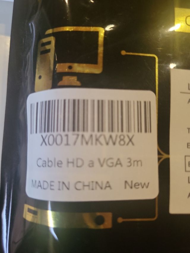 Cable VGA a HD 3m