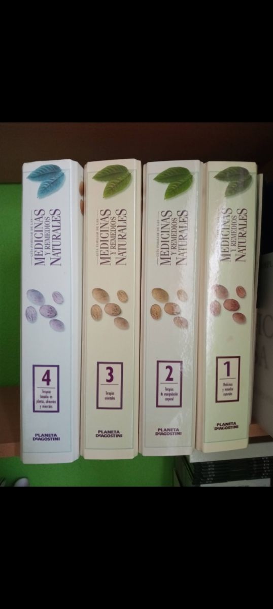 "4 Tomos Medicina y Remedios Naturales