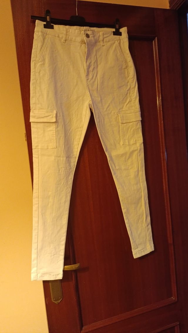 Pantalones vaqueros blancos Primark -talla 38