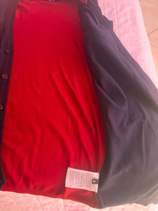 Cardigan uomo blu e rosso gaudi