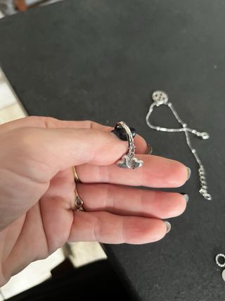 Set Bijoux: Bracciale & 2 Anelli argentati