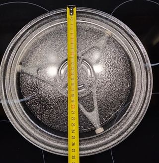 Plato cristal microondas 28cm