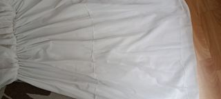 Vestido comunión niña blanco-rosa