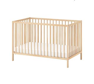 Lettino IKEA bimbo in legno chiaro