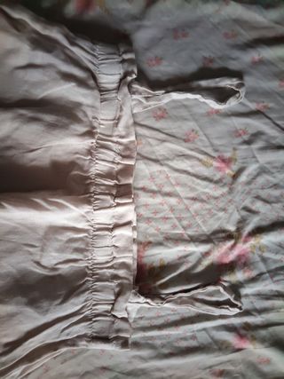 Mono largo lino beige mujer