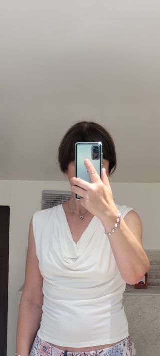 Top Kappahl bianco tg xs