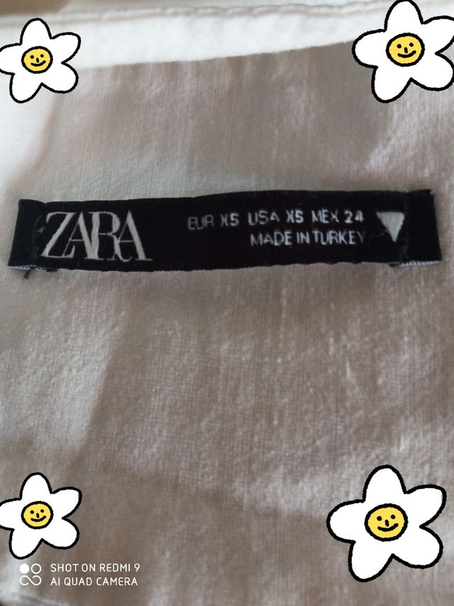 Top Zara blanco XS - 34 - 6