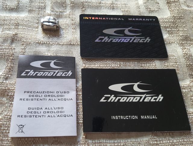 Chronotech - Orologio acciaio nuovo