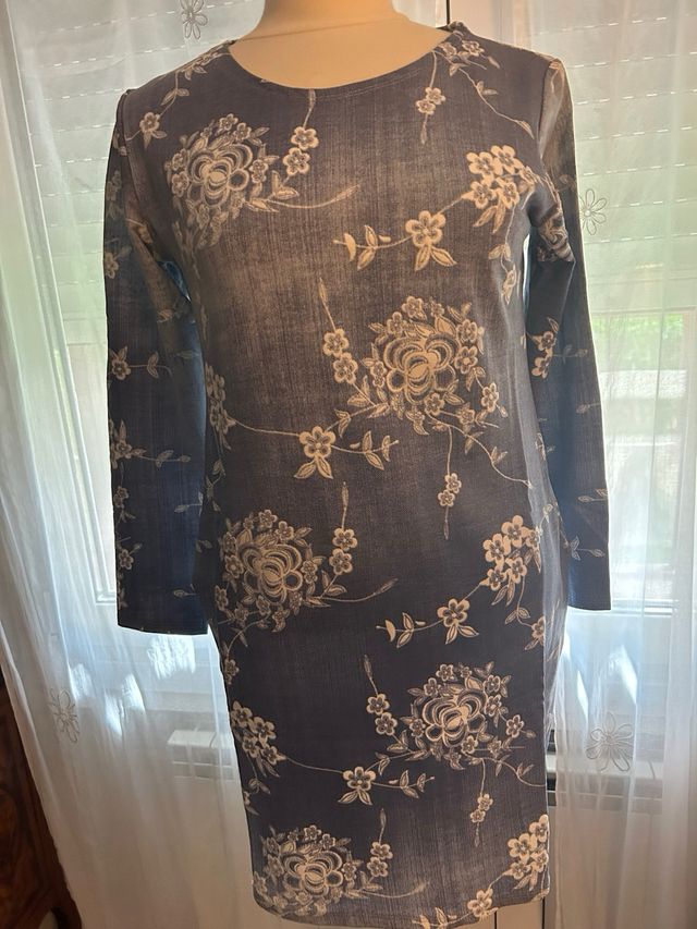 Vestido floral azul 38/40
