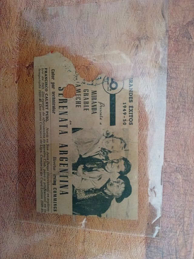 Entradas antiguas FC Barcelona