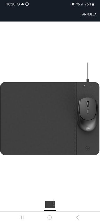 Mouse Pad Ricaricabile + Mouse