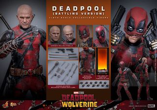 Deadpool (Battling Version) 1/6 Hot Toys 