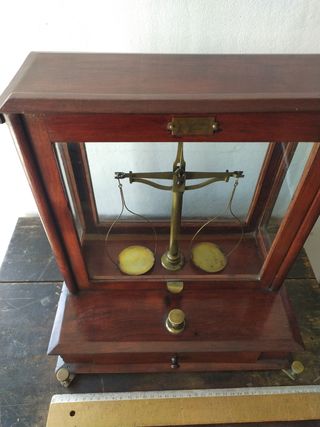 Balanza Antigua Farmacia - Bascula y pesos