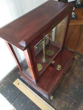 Balanza Antigua Farmacia - Bascula y pesos