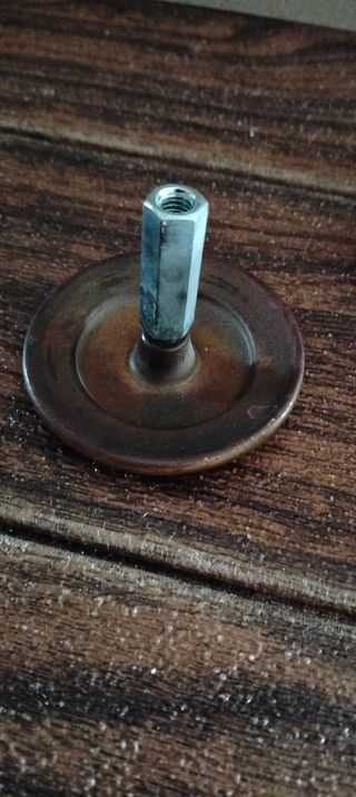 Lote de pomos de pared antiguos para cortinas