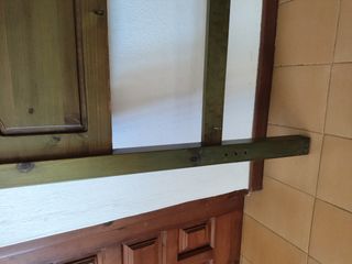 Cabecero cama madera - verde oliva