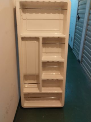 Estanteria baño beige - 36x80cm