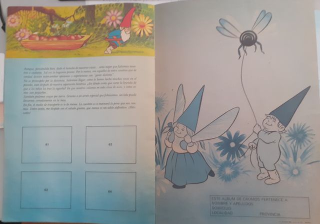 David el Gnomo - Álbumes de cromos