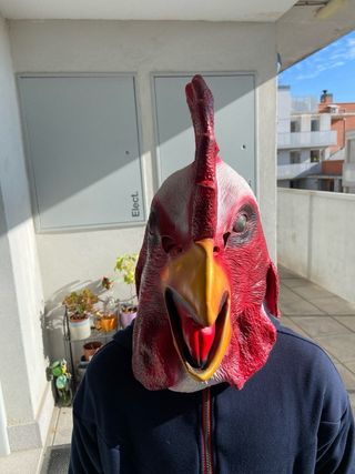 Máscara gallo - Carnaval