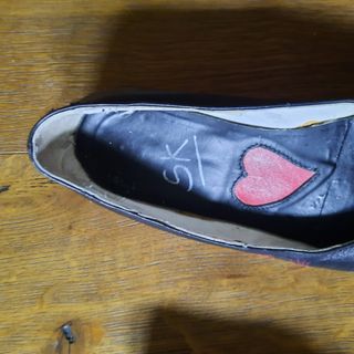 Ballerine nere ricamate