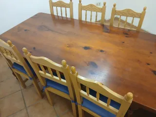 Mesa de comedor +10 sillas