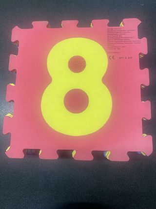 Tappeto puzzle numeri (9 pezzi)