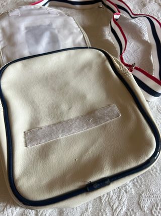 Bolso bandolera Converse blanco y azul