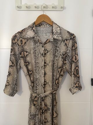 Vestido serpiente midi