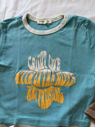 3 camisetas Pull&Bear - tops cortos