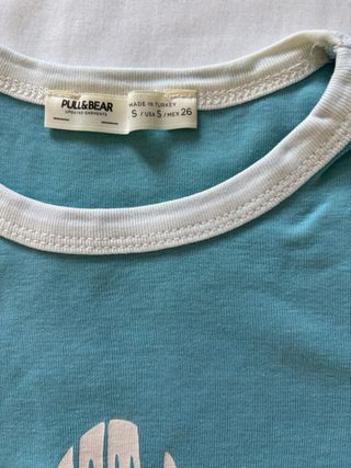 3 camisetas Pull&Bear - tops cortos