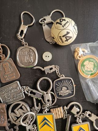 Llaveros vintage: 20 uds