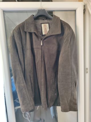 Chaqueta Marrón Ante Talla L