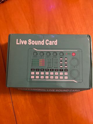 Tarjeta Sonido Profesional Live sound card