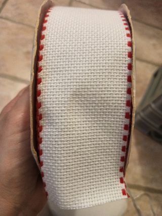 Tela Aida Ricamo Punto Croce con bordo