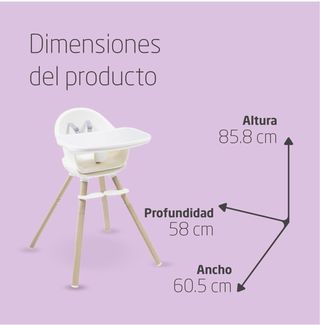 Trona evolutiva 4 en 1 - Bebé