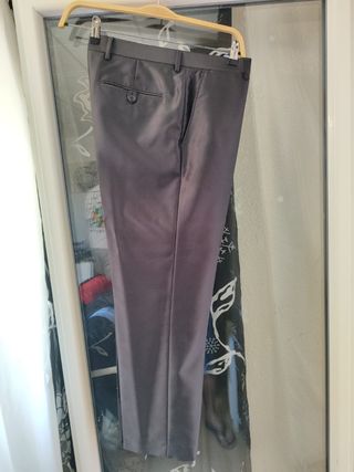 Traje gris hombre talla L