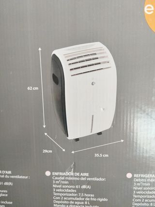 Climatizador evaporativo Equation Eggy 2