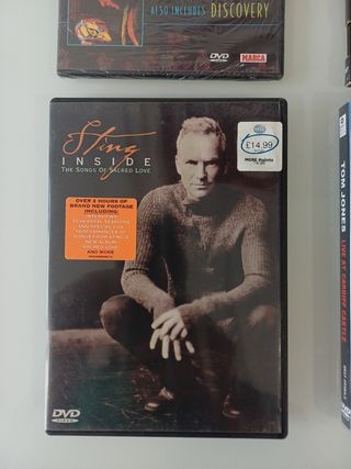 DVDs ELO, STING, ZUCCHERO, TOM JONES