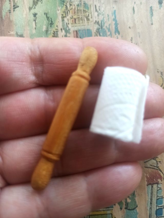 Miniaturas cocina: sacos harina-azúcar