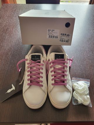 Sneakers Trussardi Rosa-Bianche
