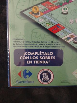Monopoly Act For Food - Edición especial